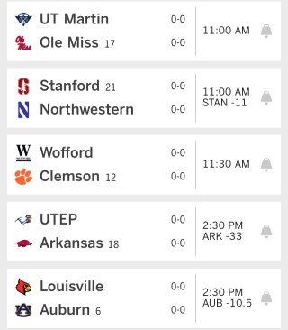 Illustration for article titled Saturday College Football Thread